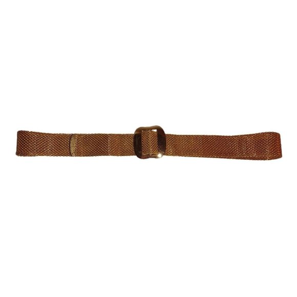 RARE Vintage Mod 60's Sarah Coventry Belt Cosmopolitan Gold Plated 30" - Picture 1 of 5